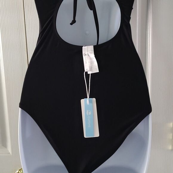 Women's One Piece Swimsuit Halter Tummy Control Multiway Swimwear Bathing Suit - Picture 6 of 9